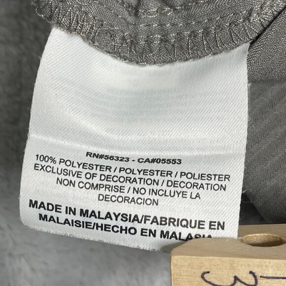 Nike Golf Shorts Womens 10 Gray Stripe Bermuda Dri Fit Mid‎ Rise Stretch Pockets - Picture 4 of 9